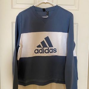 Adidas Cropped Sweatshirt, Size XL